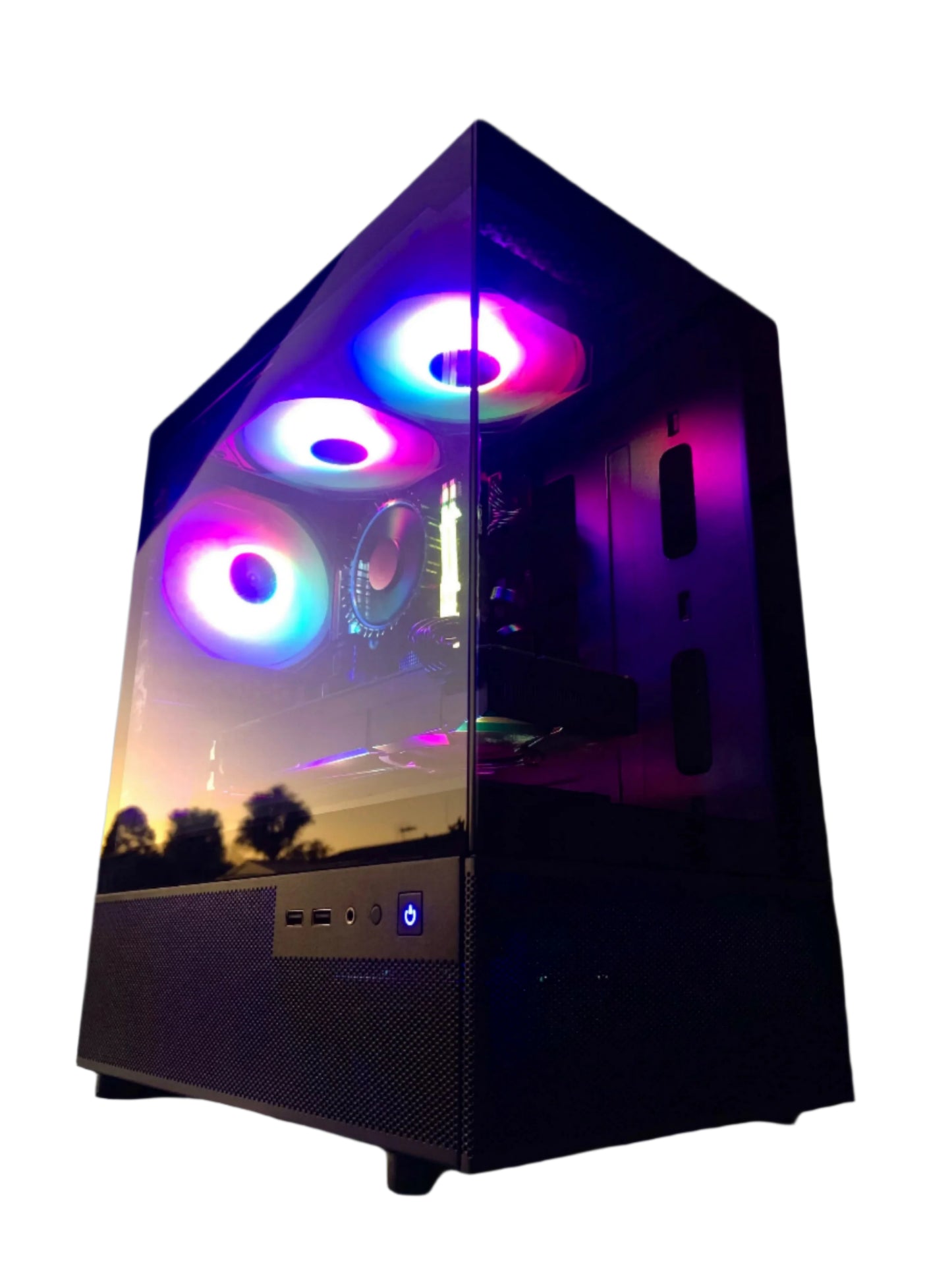 Gaming PC - i3-12100f - GTX1080 8GB - 16GB DDR4 - 500GB SSD + 480GB SSD - Windows 11