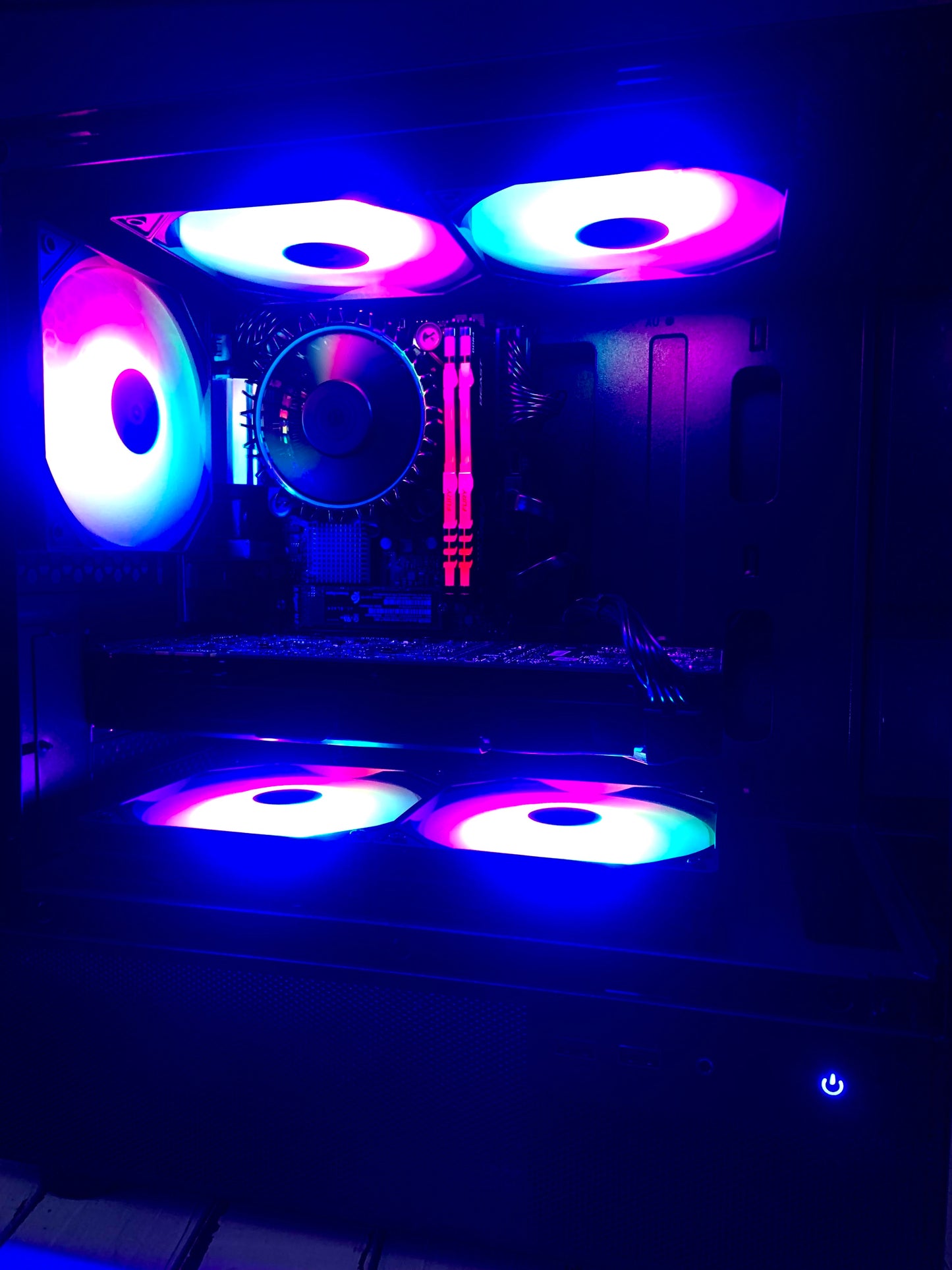 Gaming PC - i3-12100f - GTX1080 8GB - 16GB DDR4 - 500GB SSD + 480GB SSD - Windows 11