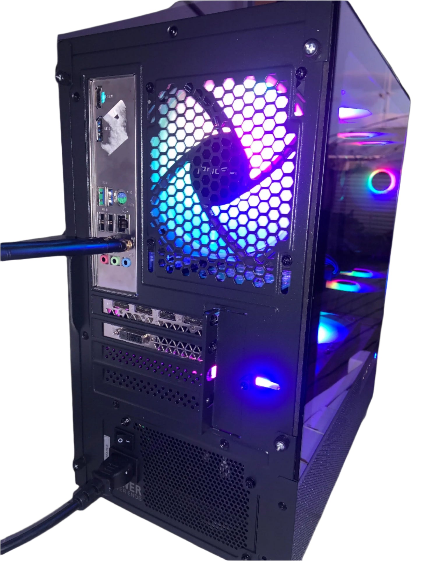 Gaming PC - i3-12100f - GTX1080 8GB - 16GB DDR4 - 500GB SSD + 480GB SSD - Windows 11